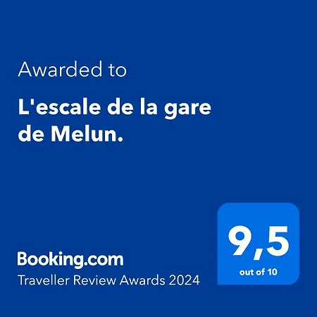 L'escale, Proche Gare Melun Avec Parking Prive