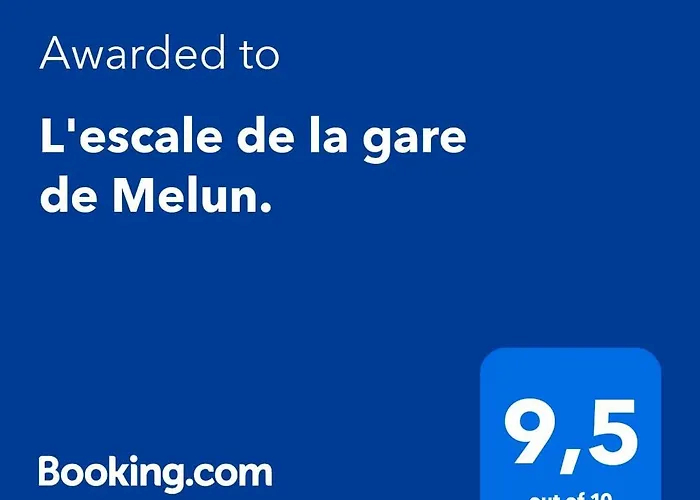 L'escale, Proche Gare Melun Avec Parking Prive